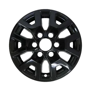 Glossy black Toyota Tacoma style wheel skin